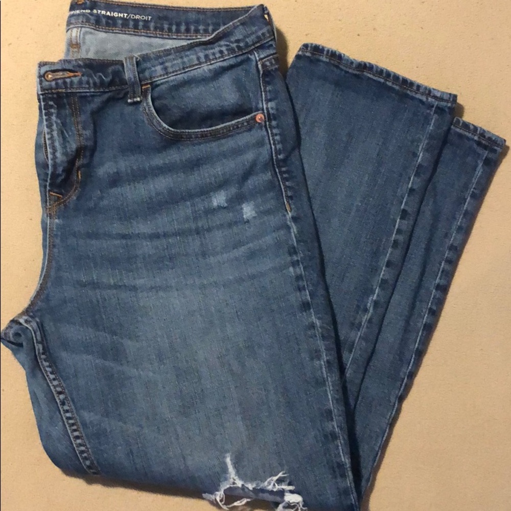 Old Navy Blue boyfriend jeans